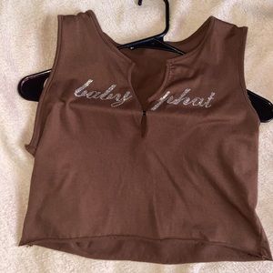 Baby phat| XL| Brown& silver